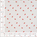 Jersey Print Cherries White