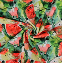 Jersey Digital Watermelon Red/Green