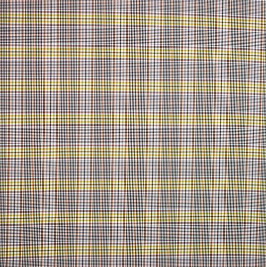 Bi-Stretch Carreaux Ecru/Hazel/Oker