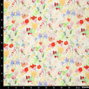 Baby cotton print flower floral field