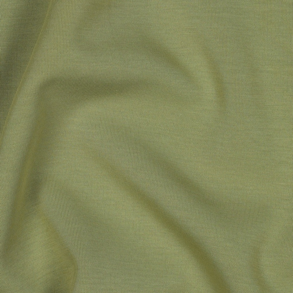 Cotton Interlock Jersey Olive