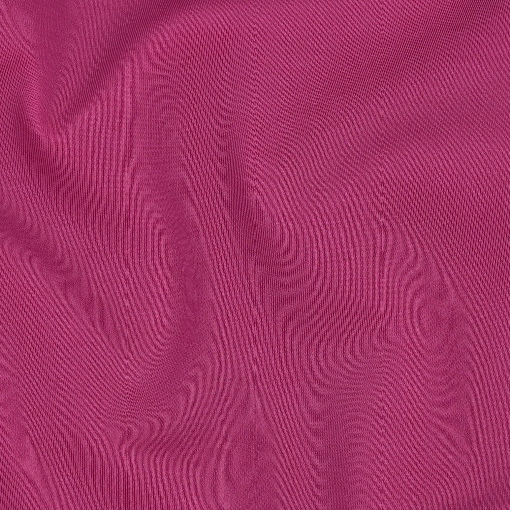 Cotton Interlock Jersey Fuchsia
