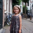 Denim Flowers Dark Blue