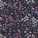 Denim Flowers Dark Blue