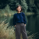 Punta Vicenza Herringbone Navy