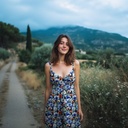 Viscose Radiance Digital Anemoon Blue