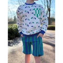 Jennifer Bouron Organische Double gauze Flowers - Natural/Pink