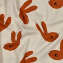 Jennifer Bouron Organische Double gauze Flowers - Natural/Pink