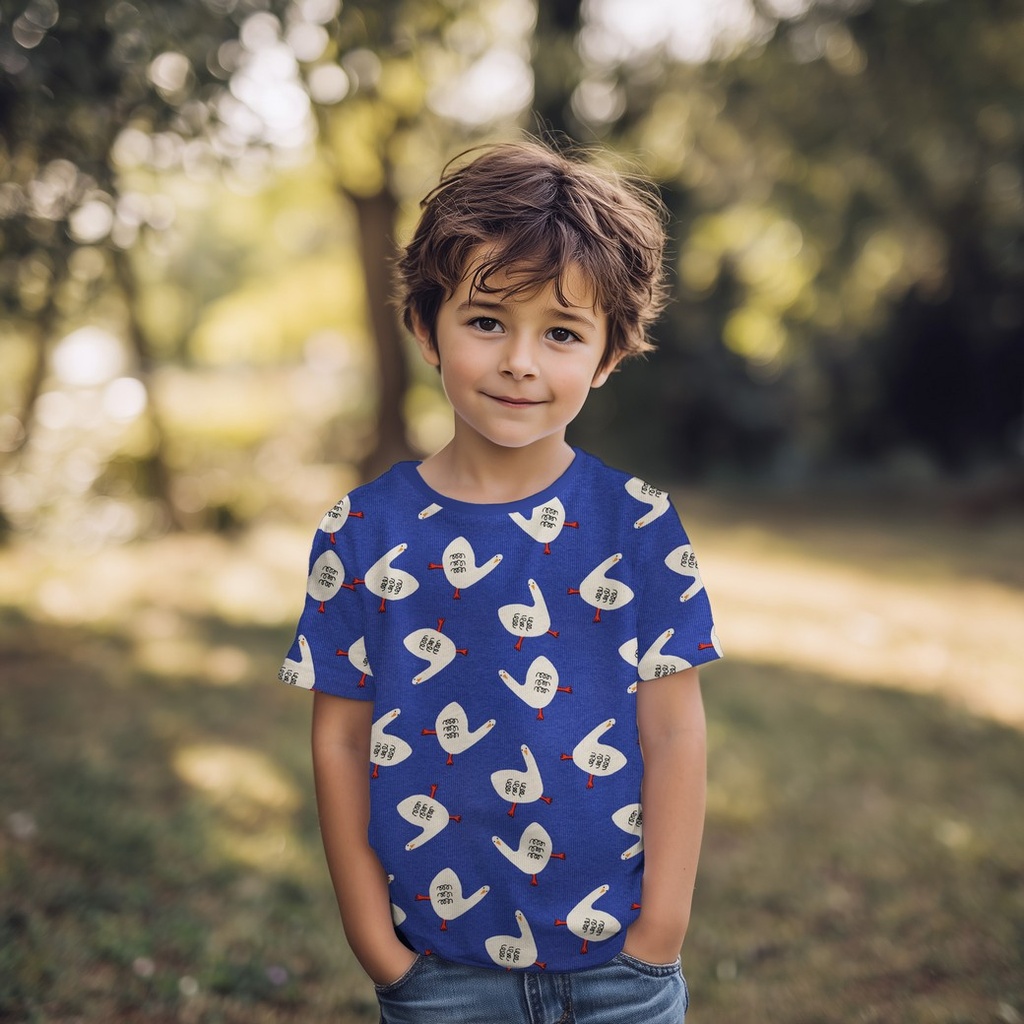 Jennifer Bouron Organische Double gauze Flowers - Natural/Pink