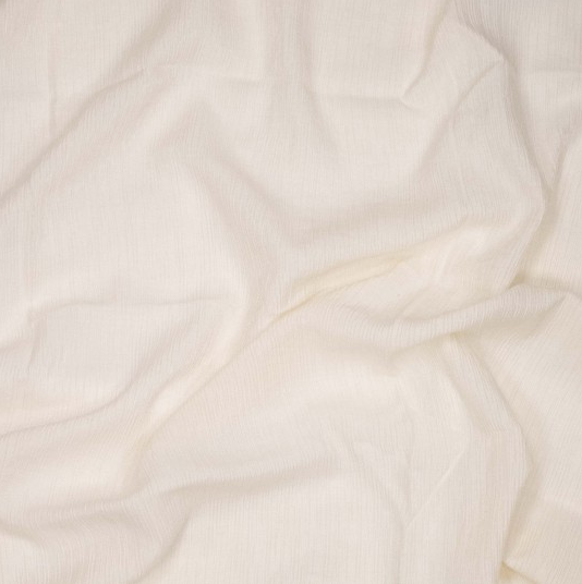 Woven Tencel Fine Rib Off White