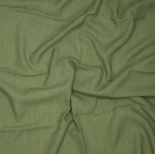 Woven Tencel Fine Rib Green