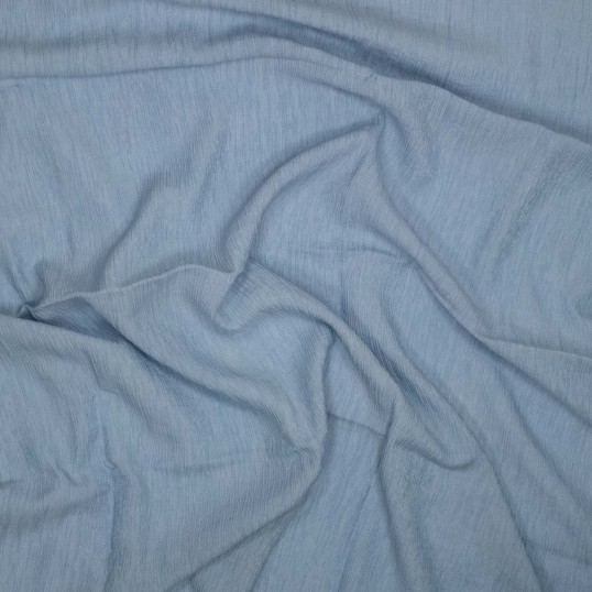 Woven Tencel Fine Rib Light Blue