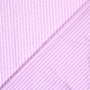 Polye./Katoen Strepen 1 cm. & Glitter Rose