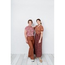 Viscose Short Stripes Wine (Pommé TAMAR)
