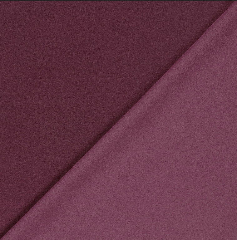 Crêpe Satin Réversible Purple