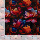 Alpenfleece Digital Flowers Orange