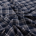 Flanel Yarn Dyed Check Navy