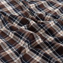 Flanel Yarn Dyed Check dark Brown
