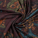 Jersey Print Flora Wine