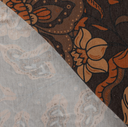 Jersey Print Flora Brown