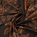 Jersey Print Flora Brown