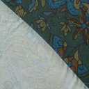 Jersey Print Flora Petrol