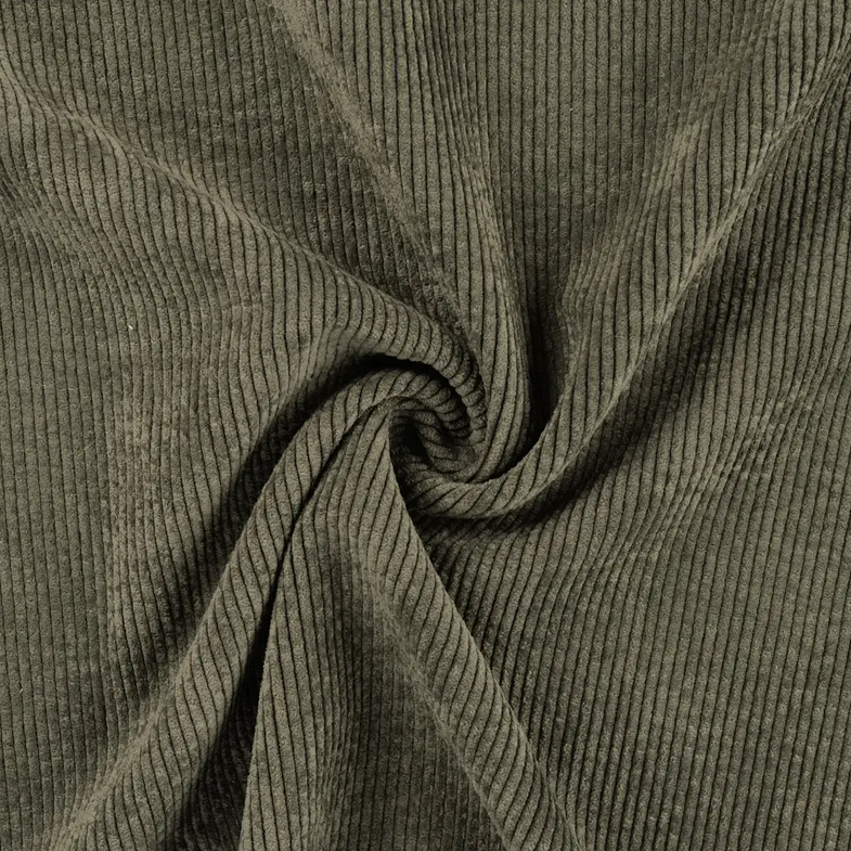 Stretch Washed Corduroy Kaki