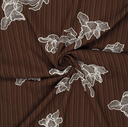 Adari Embroidery Viscose Brown