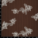 Adari Embroidery Viscose Brown