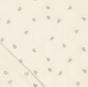 Ribvelours Embroidery Off White