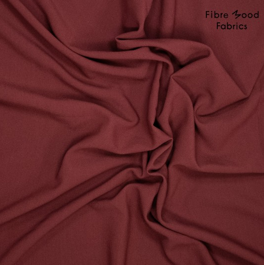 Bi-stretch Zwaar Dark Bordeaux