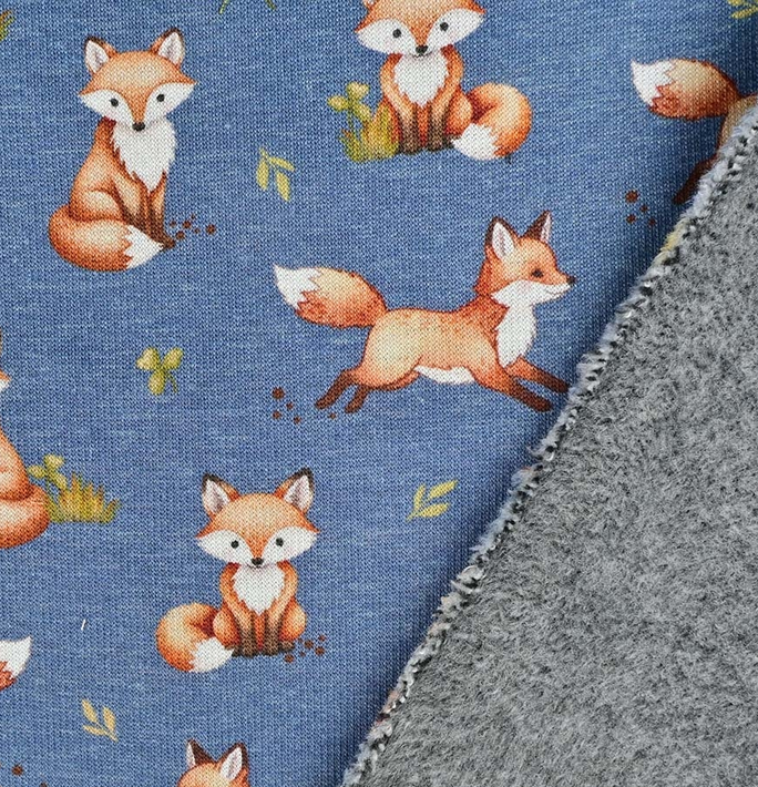 Alpenfleece Digital Fox Blue