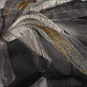 Jacquard Lamée Big Flower Grey