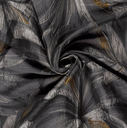 Jacquard Lamée Big Flower Grey