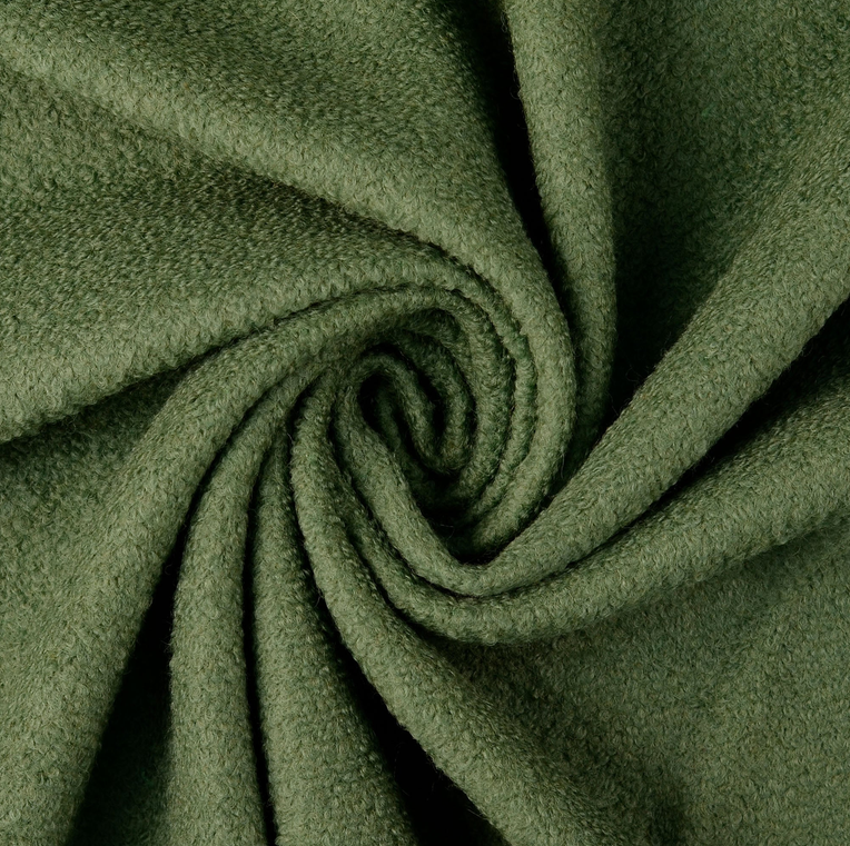 Mantelstof Wol/Polye. Green