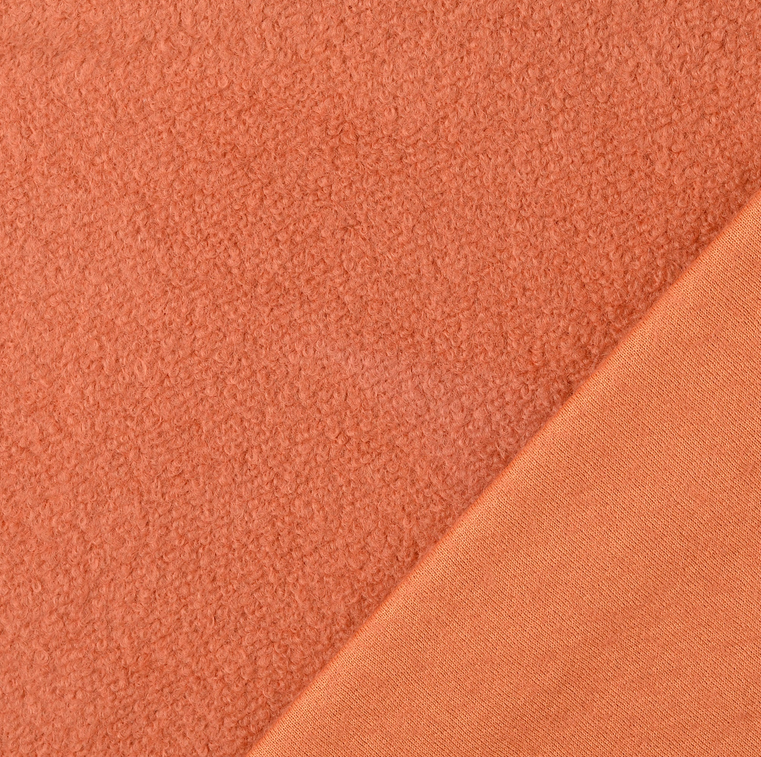 Mantelstof Wol/Polye. Dark Salmon