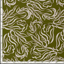 Viscose Twill Leaf Pattern Olive