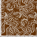 Viscose Twill Leaf Pattern Brown