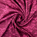 Viscose Satin Laceprint Pink