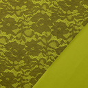 Viscose Satin Laceprint Moss Green