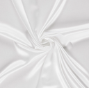 Crêpe Satin Réversible White