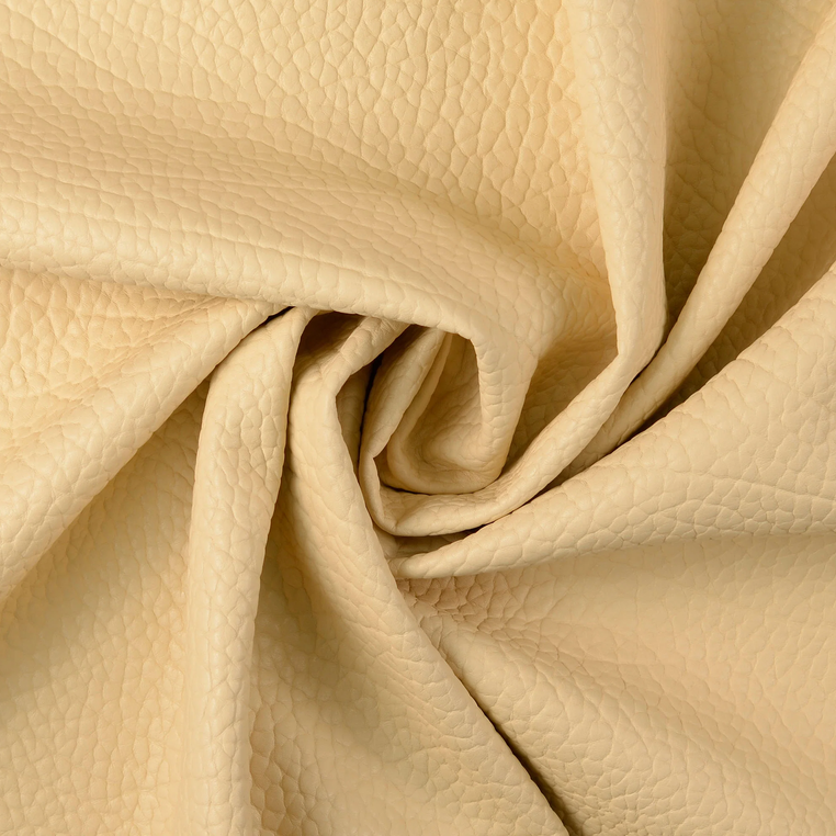 Heavy Faux Leather Creme