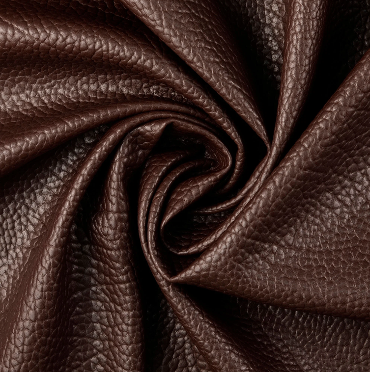 Heavy Faux Leather Dark Brown