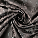 Jacquard Lurex Flowered Grey