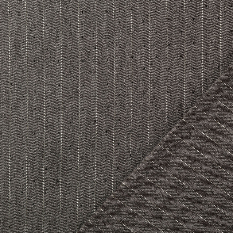 Stretch Chevron Dew Drop Grey