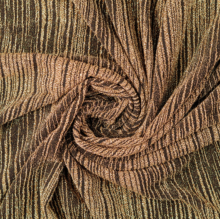 Glitterjersey Jacquard Gold