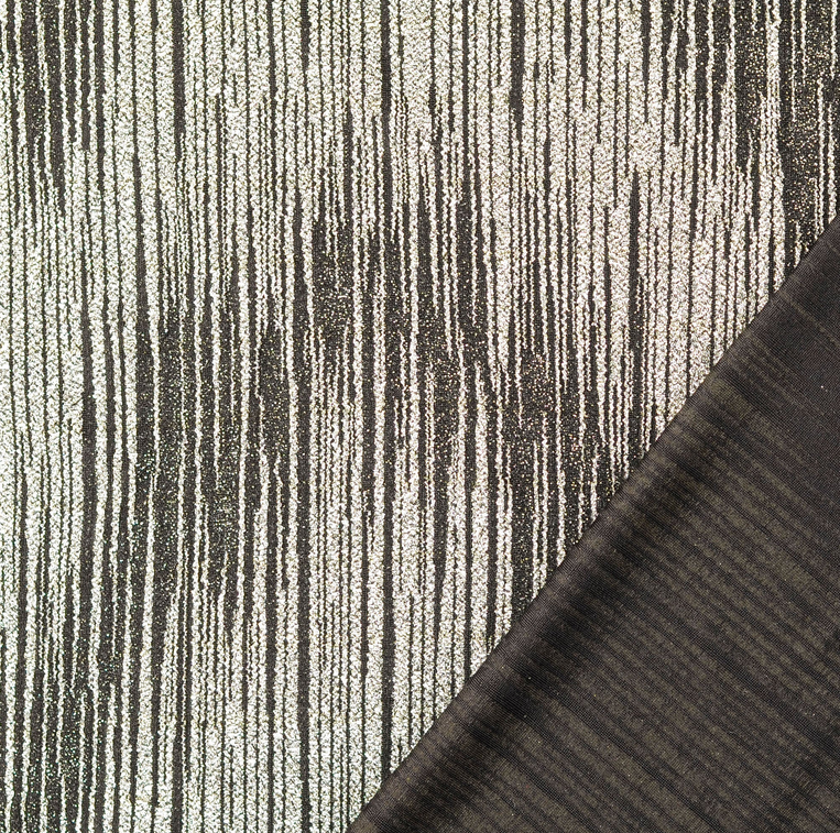 Glitterjersey Jacquard Silver
