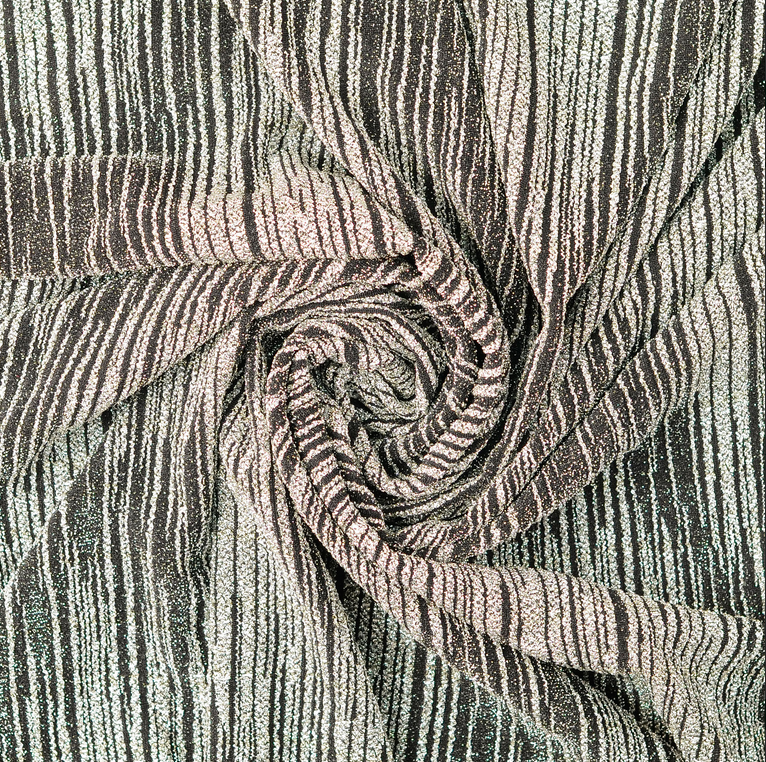 Glitterjersey Jacquard Silver