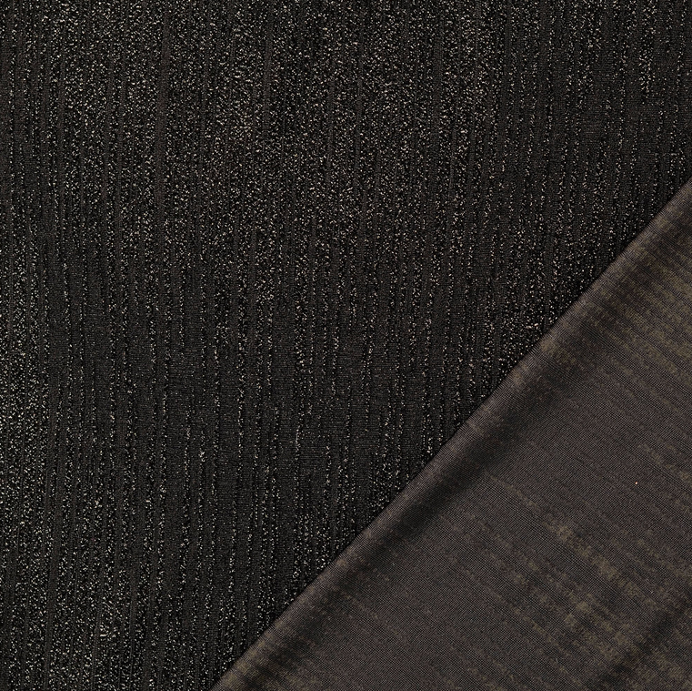 Glitterjersey Jacquard Black