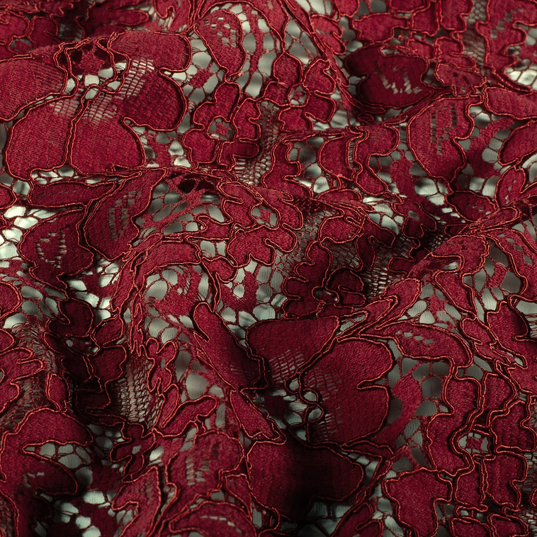Kant Polyamide/Katoen Dark Red